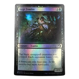 Magic: The Gathering Siege Zombie Trading Card